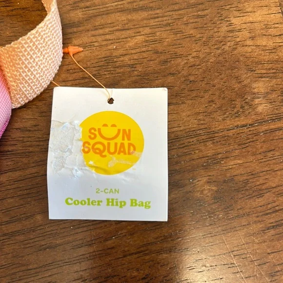 Tropical 2-Can Cooler Hip Bag by Sun Squad - Picture 2 of 5